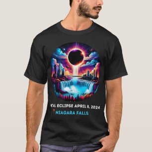 Falls New York Ny Total Solar Eclipse April 81  T-Shirt