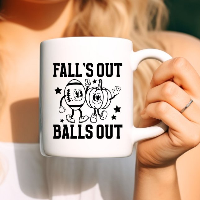 Fall's out balls out coffee mug (Creator Uploaded)