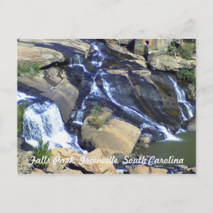 Falls Park, Greenville, SC Postcard