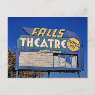 Falls Theatre, Great Falls, Montana Postcard