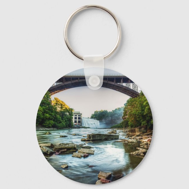 Falls Under the Bridge Key Ring (Front)