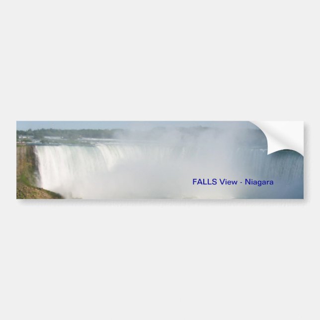 Falls View : Niagara USA Canada Bumper Sticker (Front)