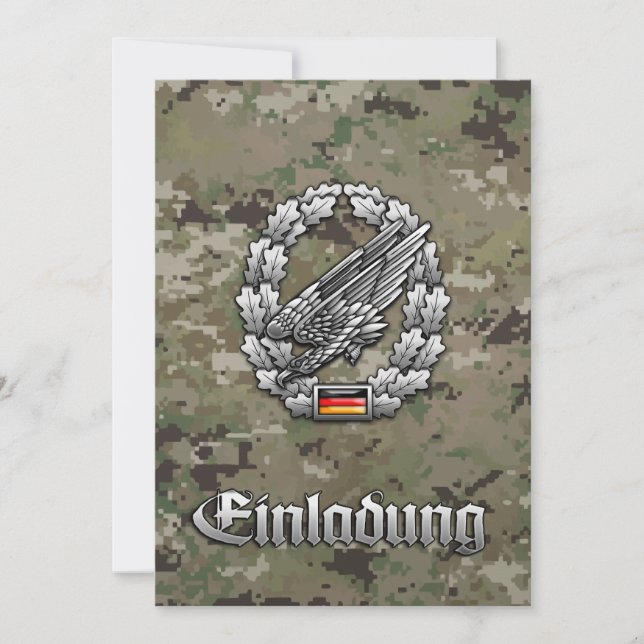 Fallschirmjägertruppe Barettabzeichen (Front)