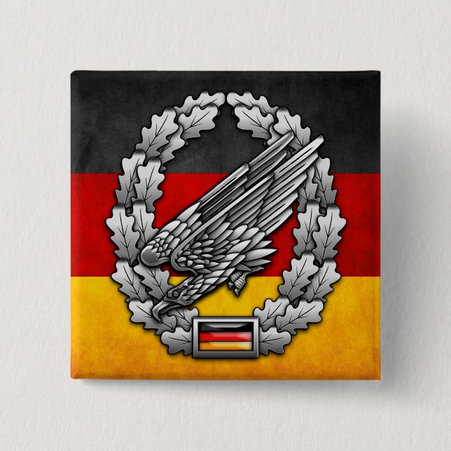 Fallschirmjägertruppe Barettabzeichen 15 Cm Square Badge (Front)