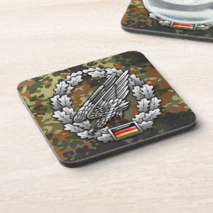 Fallschirmjägertruppe Barettabzeichen Coaster