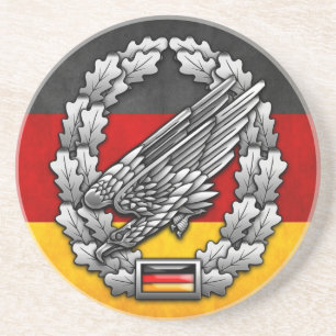 Fallschirmjägertruppe Barettabzeichen Coaster