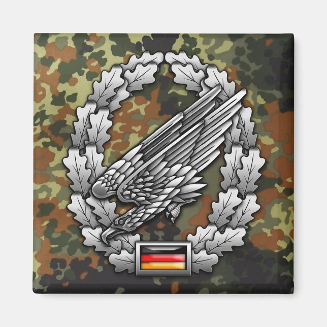 Fallschirmjägertruppe Barettabzeichen Magnet (Front)