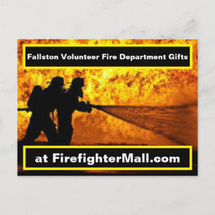 Fallston Volunteer Fire Department Postcard