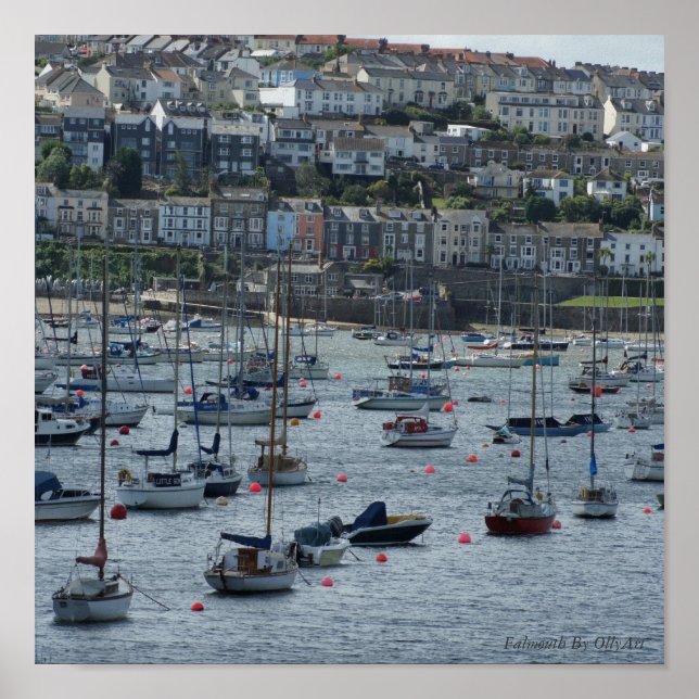 Falmouth By OllyArt Photography Poster (Front)