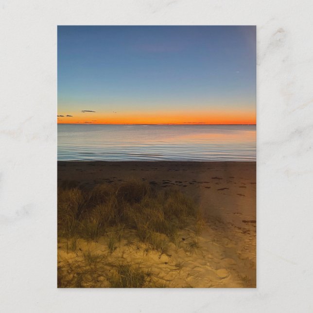 Falmouth Cape Cod Sunset Postcard (Front)