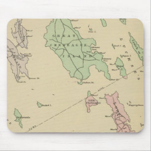 Falmouth Foreside, adjacent islands, Casco Bay Mouse Pad