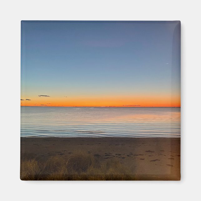 Falmouth Massachusetts Cape Cod Sunset Magnet (Front)