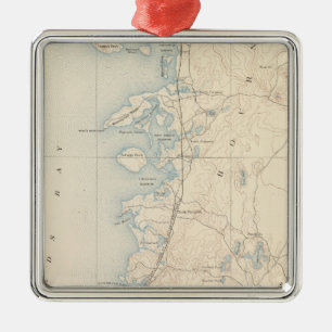 Falmouth, Massachusetts Metal Ornament