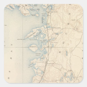 Falmouth, Massachusetts Square Sticker