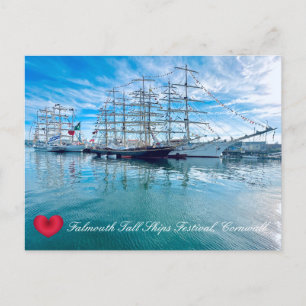 FALMOUTH TALL SHIPS FESTIVAL Cornwall Photo Postcard