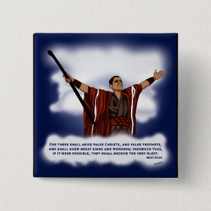 False Christ (Obama) 15 Cm Square Badge