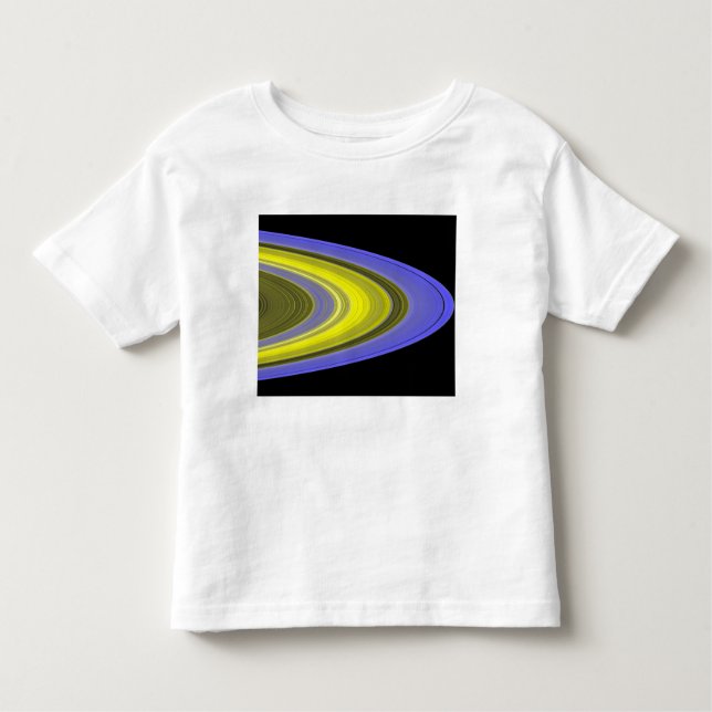 False-colour image of Saturn's rings Toddler T-Shirt (Front)