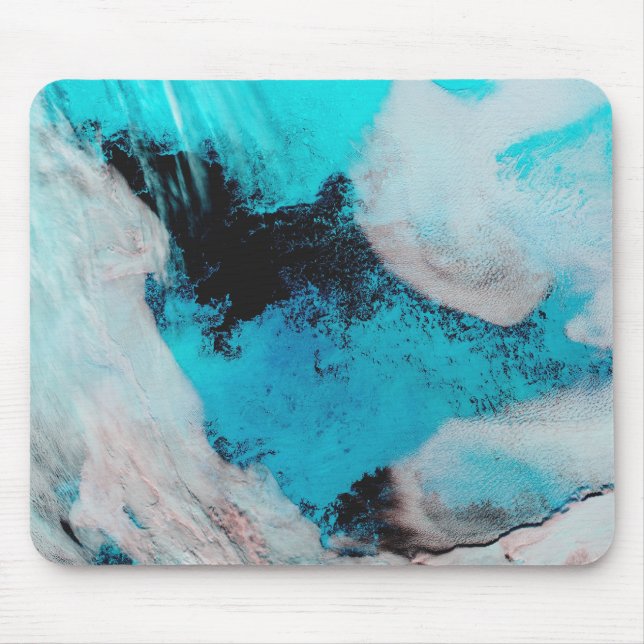 False colour view of Polynya (open water) Mouse Pad (Front)