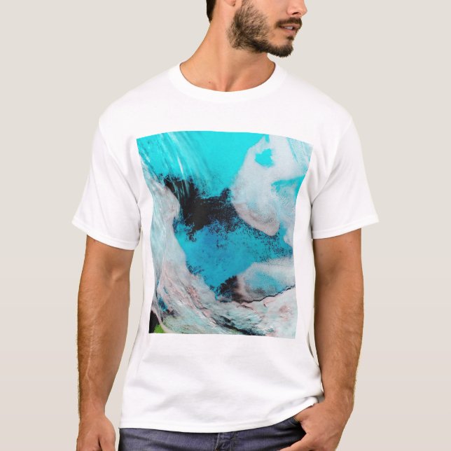 False colour view of Polynya (open water) T-Shirt (Front)