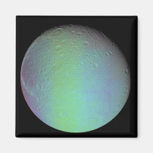 False colour view of Saturn's moon Dione Magnet