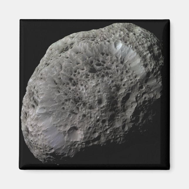 False-colour view of Saturn's moon Hyperion Magnet (Front)