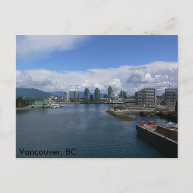 False Creek, Vancouver BC Postcard (Front)