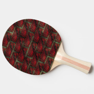 False exposed brick wall or tiles simulating it? ping pong paddle