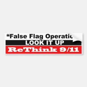 False Flag Operation Bumper Sticker