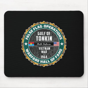 False Flag Operation Warfare Strategy Gulf Tonkin Mouse Pad