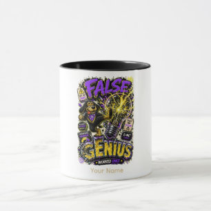 False Genius Personalised Funny Sarcastic Mug