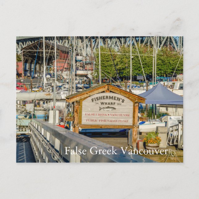 False Greek Vancouver BC Postcard (Front)