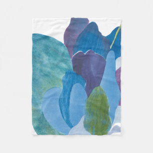 False Indigo I Fleece Blanket