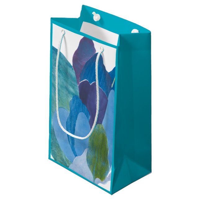 False Indigo I Small Gift Bag (Front Angled)