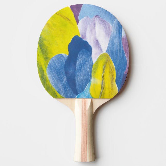 False Indigo III Ping Pong Paddle (Front)
