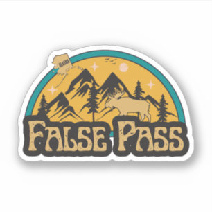 False Pass, Alaska Sticker