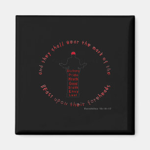 False Prophet Anti Trump Funny Political Liberal V Magnet