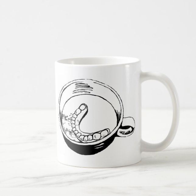 False Teeth Coffee Mug (Right)