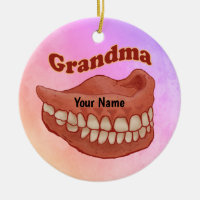 False Teeth Grandma