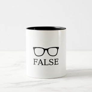 False, The Office, Dwight Funny, Two-Tone Coffee Mug