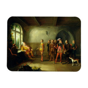 Falstaff and the Recruits, from 'Henry IV, Part II Magnet