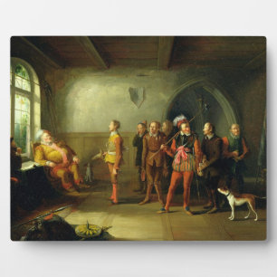 Falstaff and the Recruits, from 'Henry IV, Part II Plaque