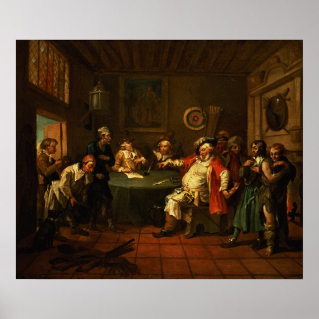 Falstaff Examining his Recruits from Henry IV Poster (Front)