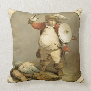Falstaff with the Body of Hotspur, c.1786 (oil on Cushion