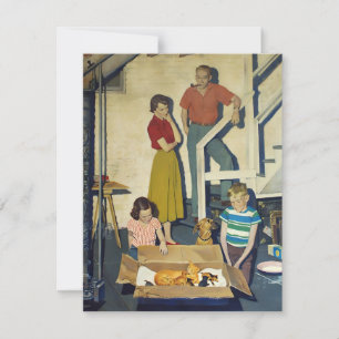 Falter New Litter Of Kittens Holiday Card