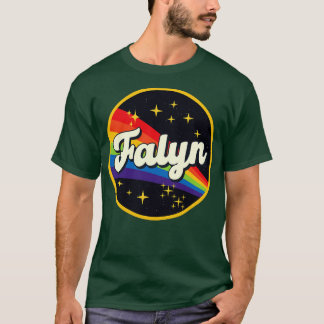 Falyn Rainbow In Space Vintage Style T-Shirt