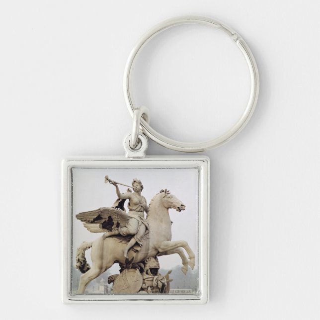 Fame Riding Pegasus  1699-1702 Key Ring (Front)