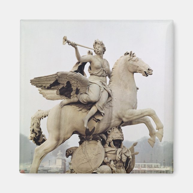 Fame Riding Pegasus  1699-1702 Magnet (Front)