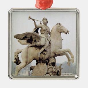 Fame Riding Pegasus  1699-1702 Metal Tree Decoration