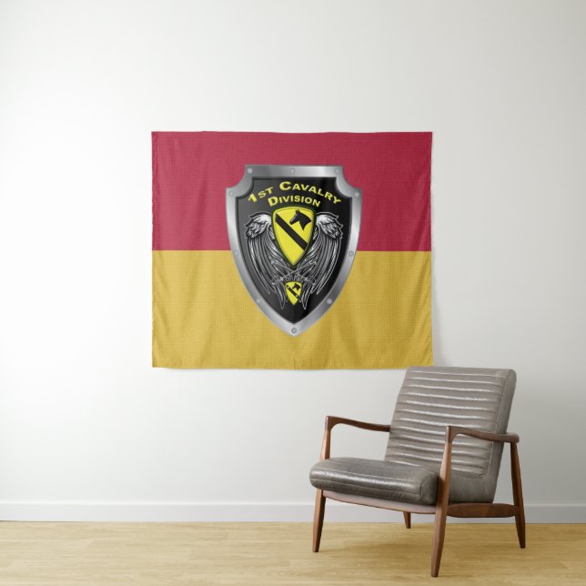 Famed 1st Cavalry Division Tapestry (In Situ (Horizontal))