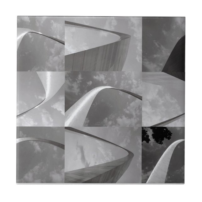 Famed Gateway to the West St Louis Arch Ceramic Tile (Front)